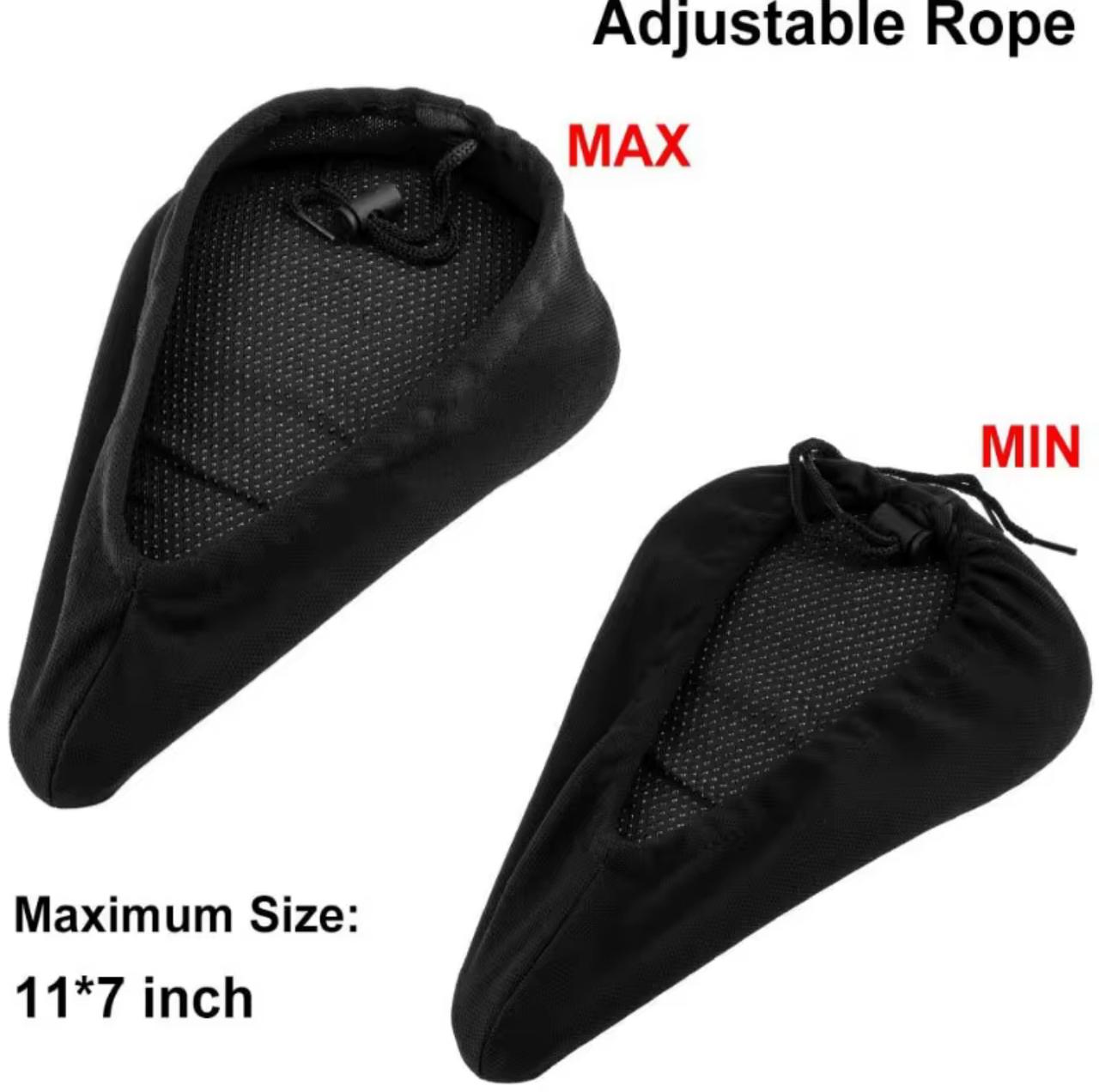 Bike Seat Cover Gel Padded Cusion- Soft Spin Exercise Bicycle Saddle For Kids,Adults
