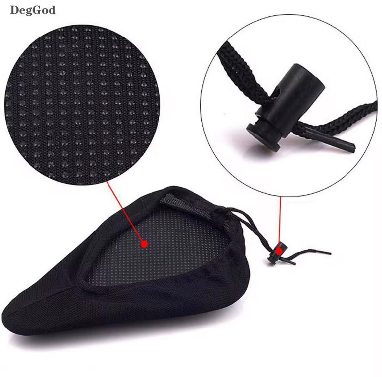 Bike Seat Cover Gel Padded Cusion- Soft Spin Exercise Bicycle Saddle For Kids,Adults