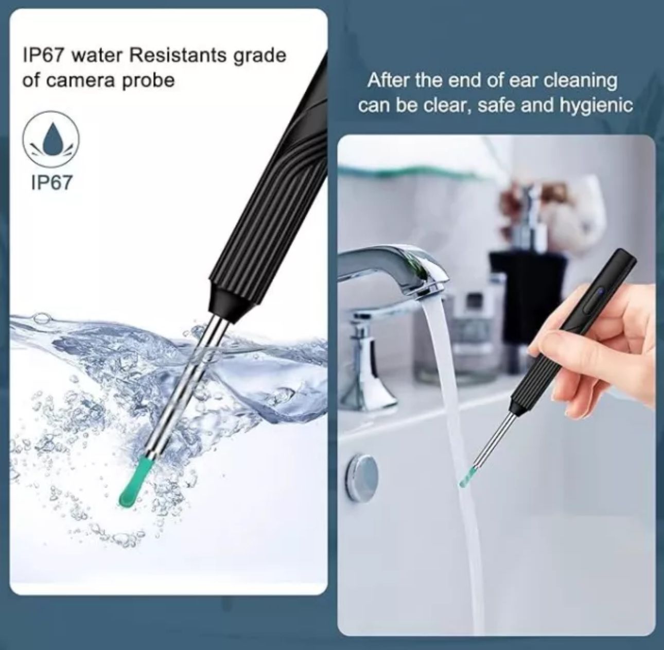 Ear Wax Remover Camera Wireless HD Ear Endoscope Spoon Pick Cleaning Tool Kit